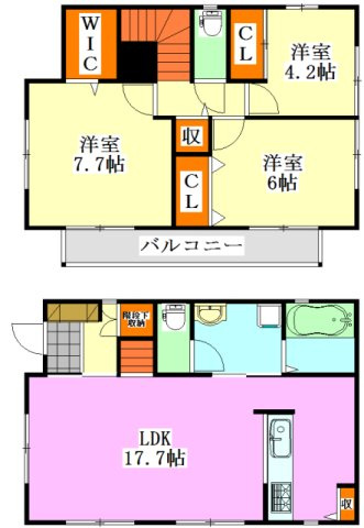 【間取り】 | 東町貸家