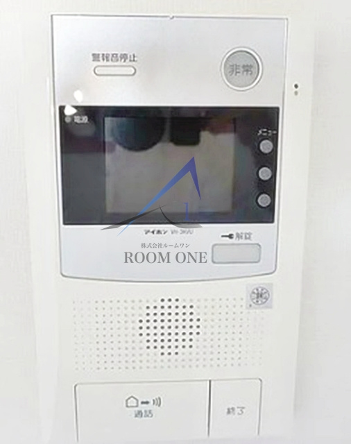 ＧＥＮＯＶＩＡ板橋　ｗｅｓｔ　ｇｒｅｅｎ　ｖｅｉｌのセキュリティ|モニター付きインターホンです。