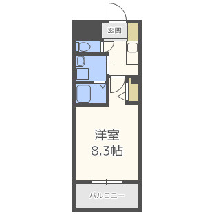 アスリート本町リバーウエストの間取り
