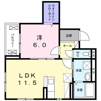 【間取り】 | サンリシェル　八幡山 | 間取りです。