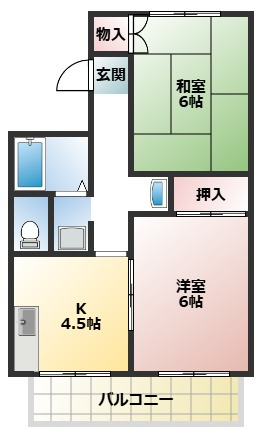 ブランマヌールの間取り