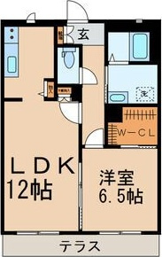 ビレッタKの間取り|間取りです。