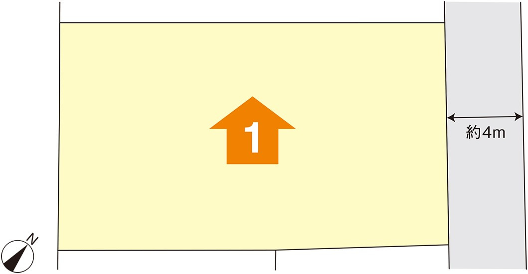 玉井南2丁目　区画図