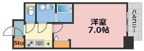 アドバンス上町台シュタットの間取り
