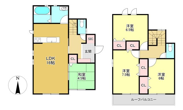 野洲市近江富士3丁目の間取り