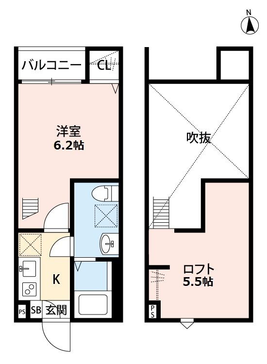 maison・de・Hale Ⅱ(メゾン・ド・ハレ ツー)の間取り