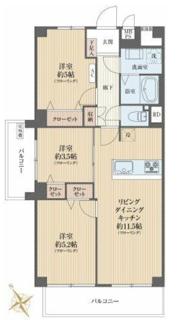 越谷スカイハイツB棟