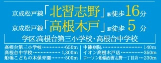 船橋市高根台７丁目４期の周辺
