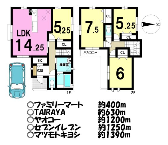 新築戸建の間取り