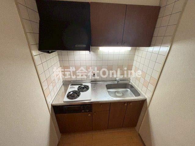 稲田大発マンションのキッチン