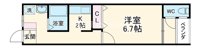 【間取り】 | 稲田大発マンション