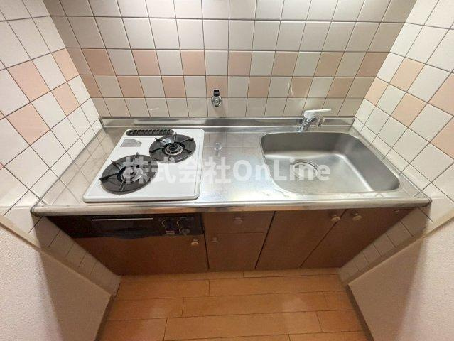 稲田大発マンションのキッチン