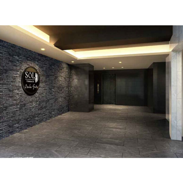 ソルテラスOSAKAGATEのエントランス