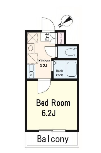 City Creation茅場町の間取り