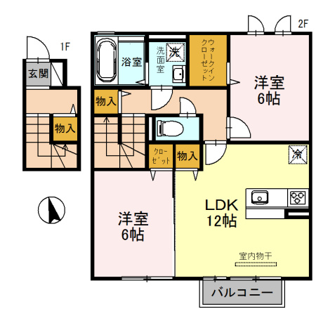 セントラルグレイスC棟の間取り