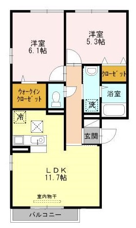 【間取り】 | デュオ砂口【名古屋市賃貸・ワンフロアー2戸】