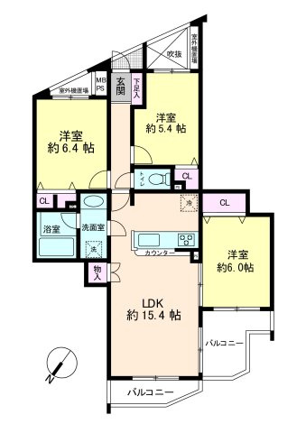 3LDK約72.71㎡