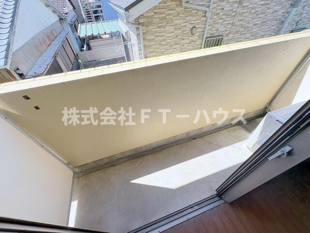 ハピネス石井のバルコニー