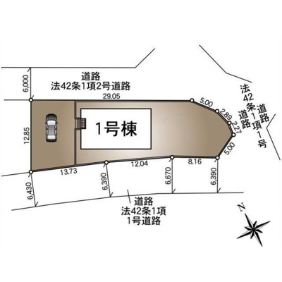 【区画図】 | CRADLE GARDEN加須市下高柳第4　1号棟 | 現況と異なる場合は現況優先とさせていただきます