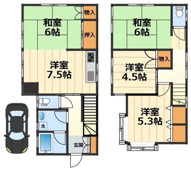 【間取り】 | 海老名戸建