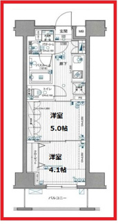 【間取り】 | 日神デュオステージ浅草三筋
