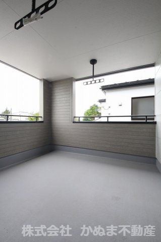 Livele Garden.S 第1栃木都賀町平川のバルコニー|〇インナーバルコニー〇
屋根があるので突然の雷雨にも安心です　/2026.8.3撮影