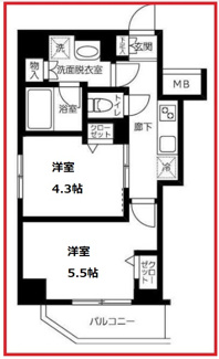 【間取り】 | ティモーネグランデ田端