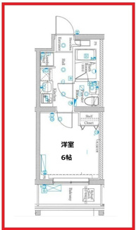 【間取り】 | アゼストお花茶屋Ⅳ