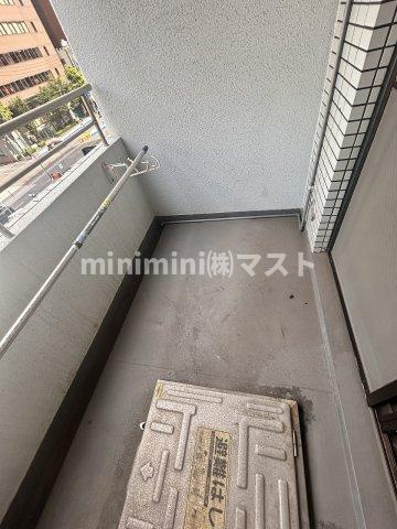 カセッティ新町のバルコニー