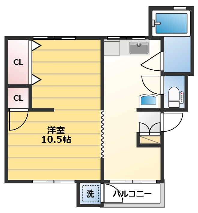 寺田マンションの間取り