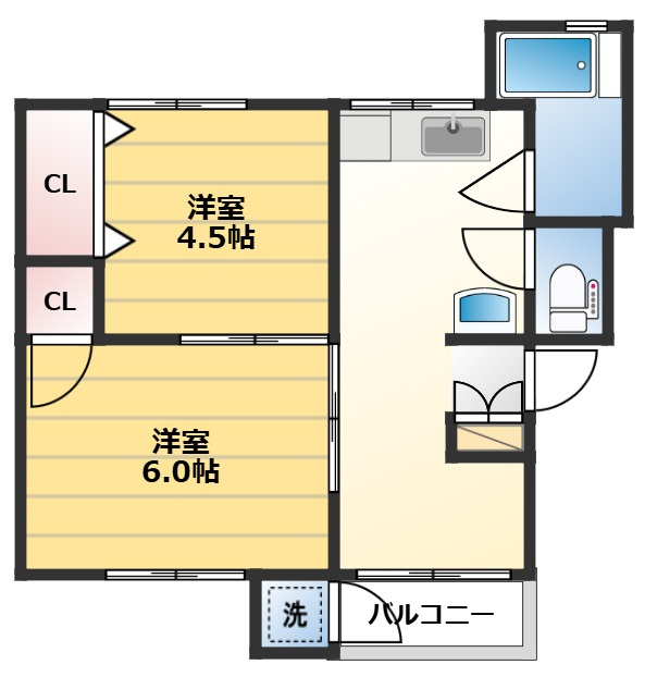 寺田マンションの間取り