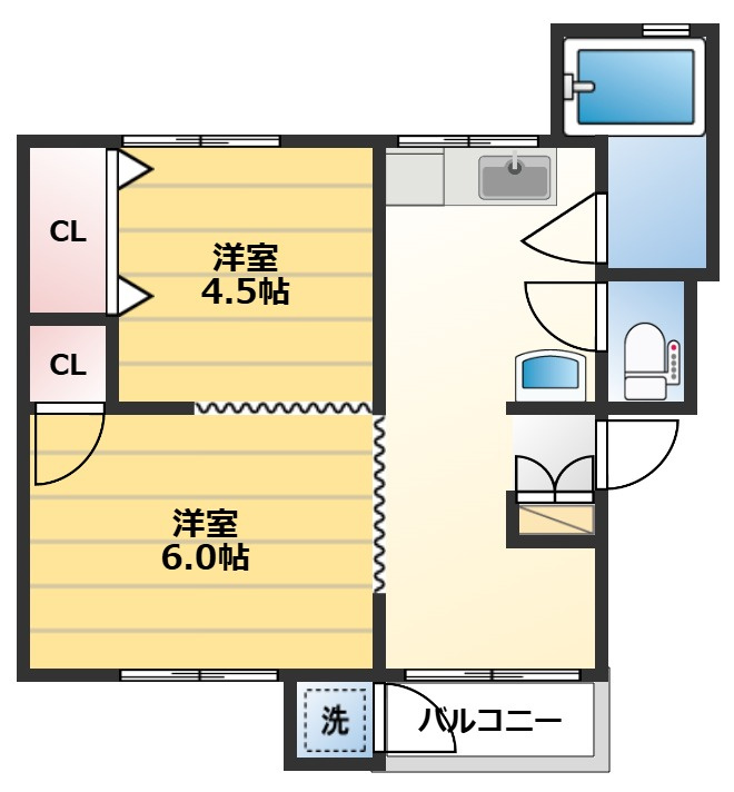 寺田マンションの間取り