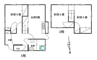 【間取り】 | 権藤貸家
