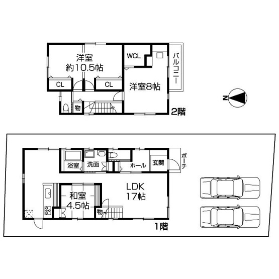 【間取り】 | 庭代台４丁戸建