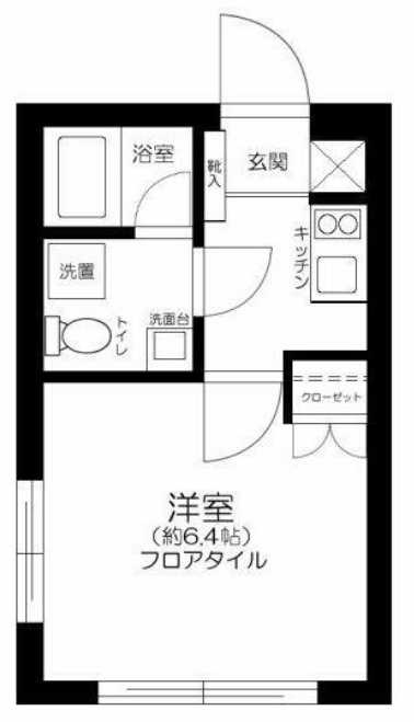 PASHA用賀　ネット無料　角部屋　オール電化の間取り