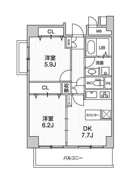 第六鳥塚ビルの間取り
