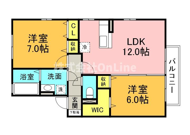【間取り】 | リビングタウン加美北E棟