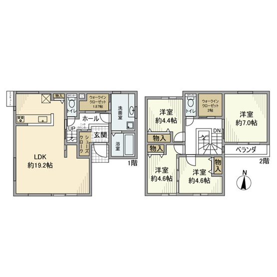 【間取り】 | 北久宝寺１丁目戸建