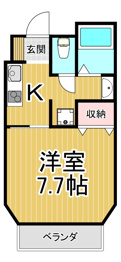 パロス立花の間取り