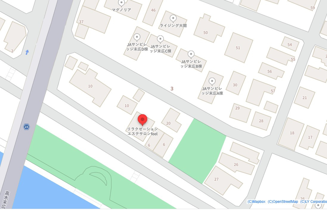 三木市末広3丁目売土地（分筆案B）の地図