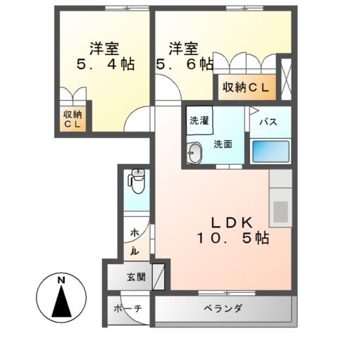 【間取り】 | メルヴェイユⅠ