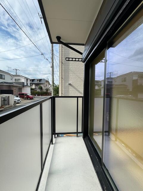 ベルシャンテ新松戸のバルコニー