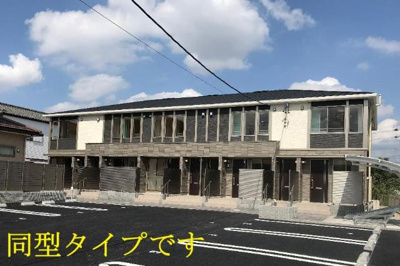 【外観】 | 仮)ユニヴァリィⅡ鶴田町新築アパート | 同型タイプ
