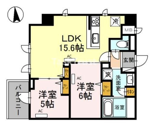 【間取り】 | グリーンサイト南森町