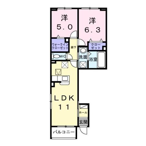 【間取り】 | エレガンス　メゾン　Ⅱ