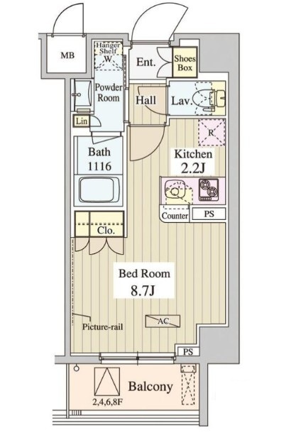 WASEDA APARTMENTの間取り