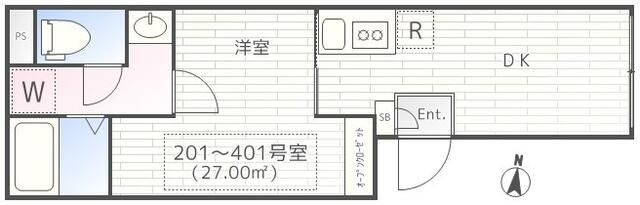 THE PARK EXIA 神楽坂の間取り