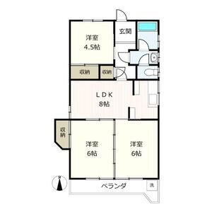 シャルム中島の間取り