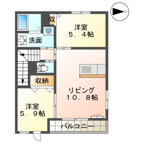 Slow Hand　六番館の間取り