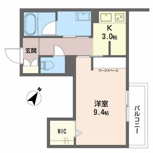クリザンテームの間取り